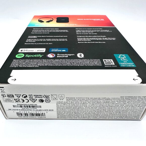 Bose QuietComfort SC Bluetooth Wireless Over-Ear Headphones - Black - New/Sealed - Picture 11 of 13